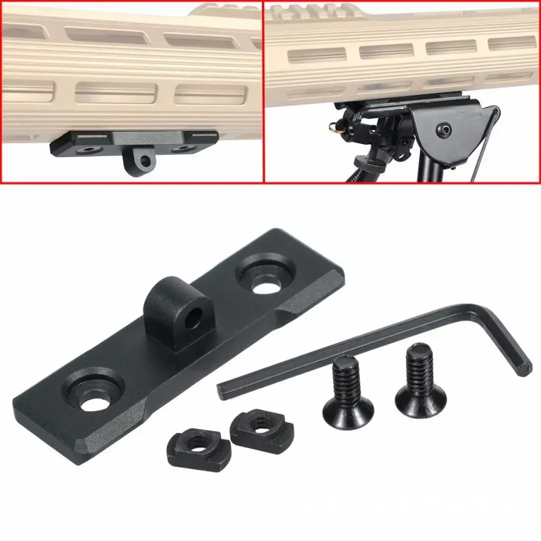 Bipod Rifle Mount - M-LOK Keymod Zweibein halterung Handschutz adapter