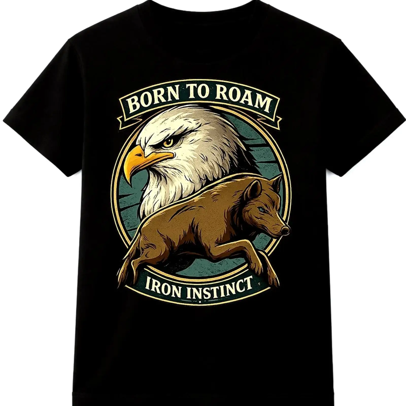 Wildman Hunting & Outdoor Polokwane - Eagle Wild Boar T-Shirt „Born to