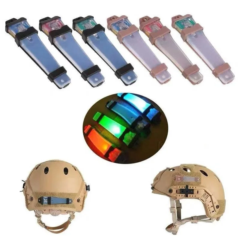 Outdoor Hunting Equipment - Taktischer FMA-Helm Sicherheits-Blinklicht Überlebens-Signalleuchte Wasserdichte Lampe
