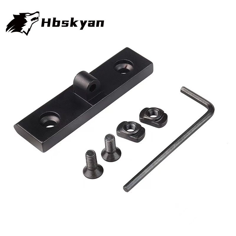 Bipod Rifle Mount - AR15 M-LOK Handschutzadapter – Low-Profile-Picatinny-Schienenhalterung für