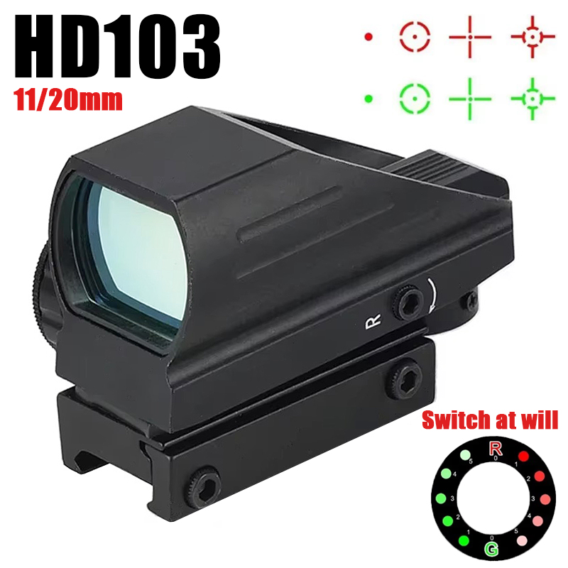 Outdoor Hunting Range - Taktische HD103 Rot Grün Dot 4