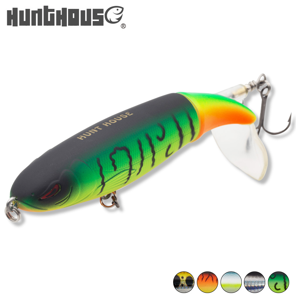 Hunting Quotes - Hunthouse Whopper Plopper Harter Bleistift-Angelköder, rotierender