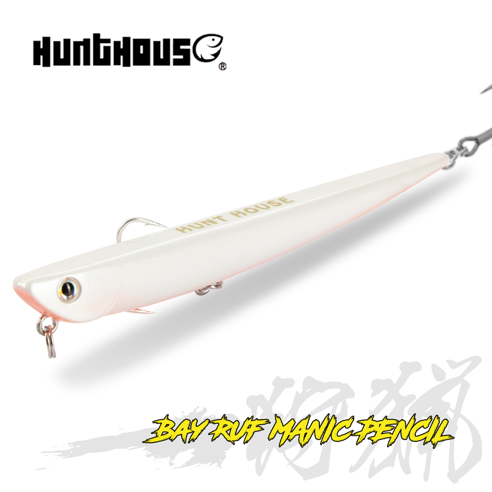 Hunting Quotes - Hunthouse Bleistift-Angelköder, langer Wurf, BAY RUF