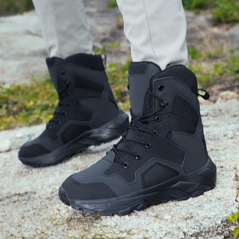 Wildman Hunting & Outdoor Polokwane - Herren Taktische Stiefel mit Schnürung, Robuste