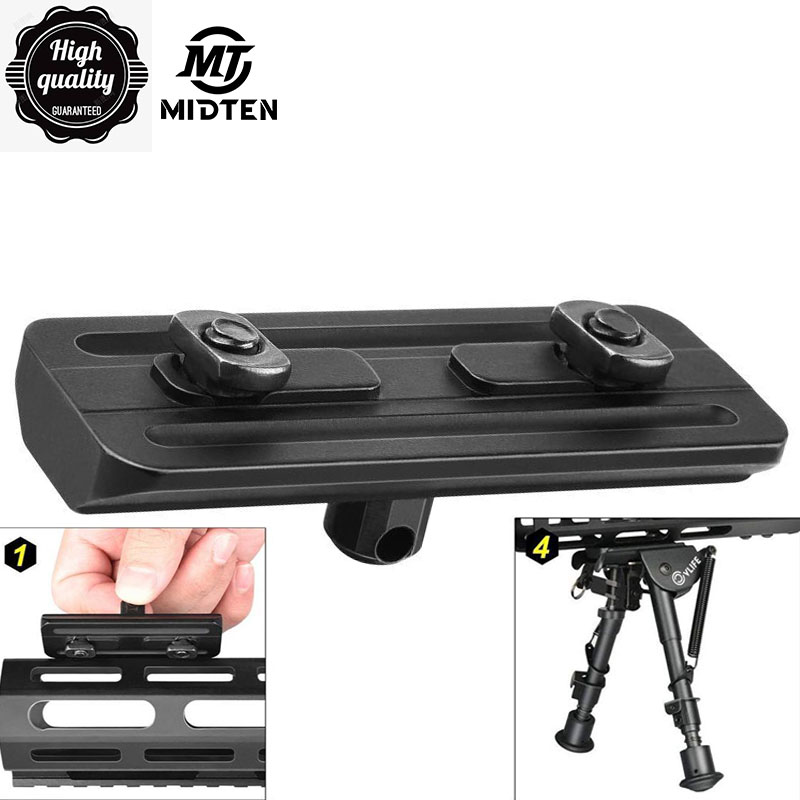 Bipod Rifle Mount - MidTen Fit M lok 6 9-Mount