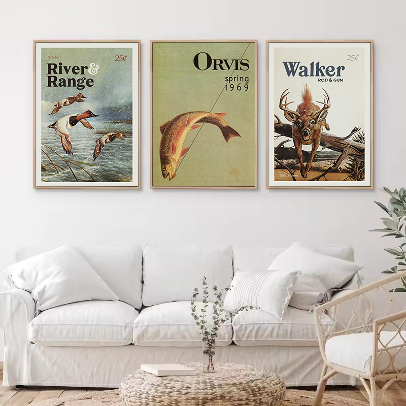 Retro Wildlife Outdoor Jagd An – Outdoor Hunting Paintings Bewertung und Preis