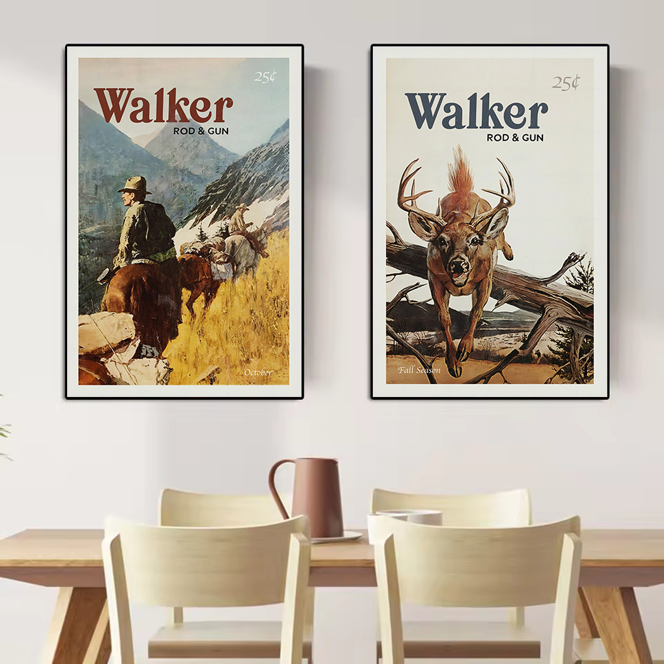 Retro Wildlife Outdoor Jagd An – Outdoor Hunting Paintings Bewertung und Preis