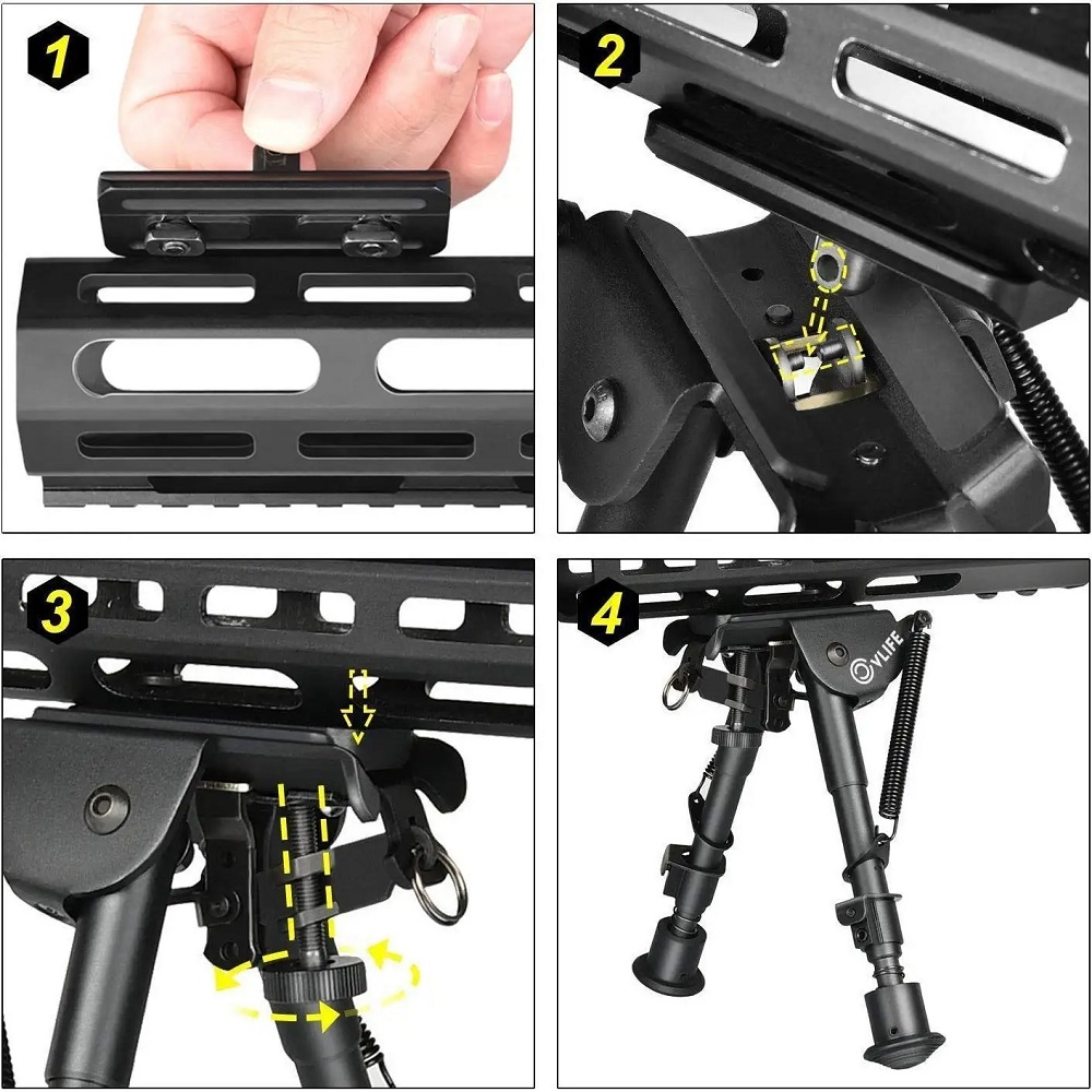 Taktischer M-LOK-Montageadapte – Bipod Rifle Mount Bewertung und Preis