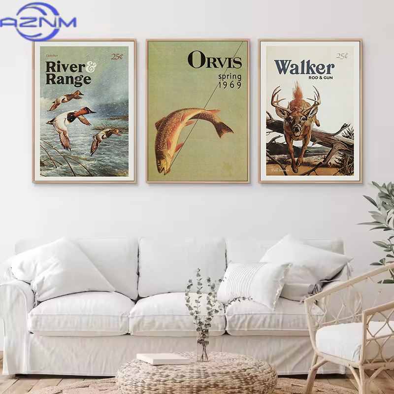 AZNM Retro Wildlife Outdoor Ja – Outdoor Hunting Paintings Bewertung und Preis