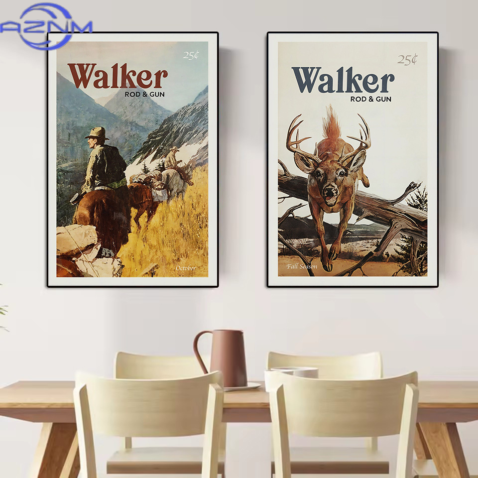 AZNM Retro Wildlife Outdoor Ja – Outdoor Hunting Paintings Bewertung und Preis